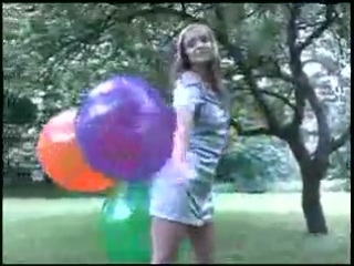 balloon fetish girl looner inflate balloons